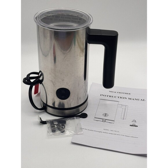Milk Frother Stainless Steel Milk Steamer Automatic Foam Maker For Coffee - Picture 1 of 9